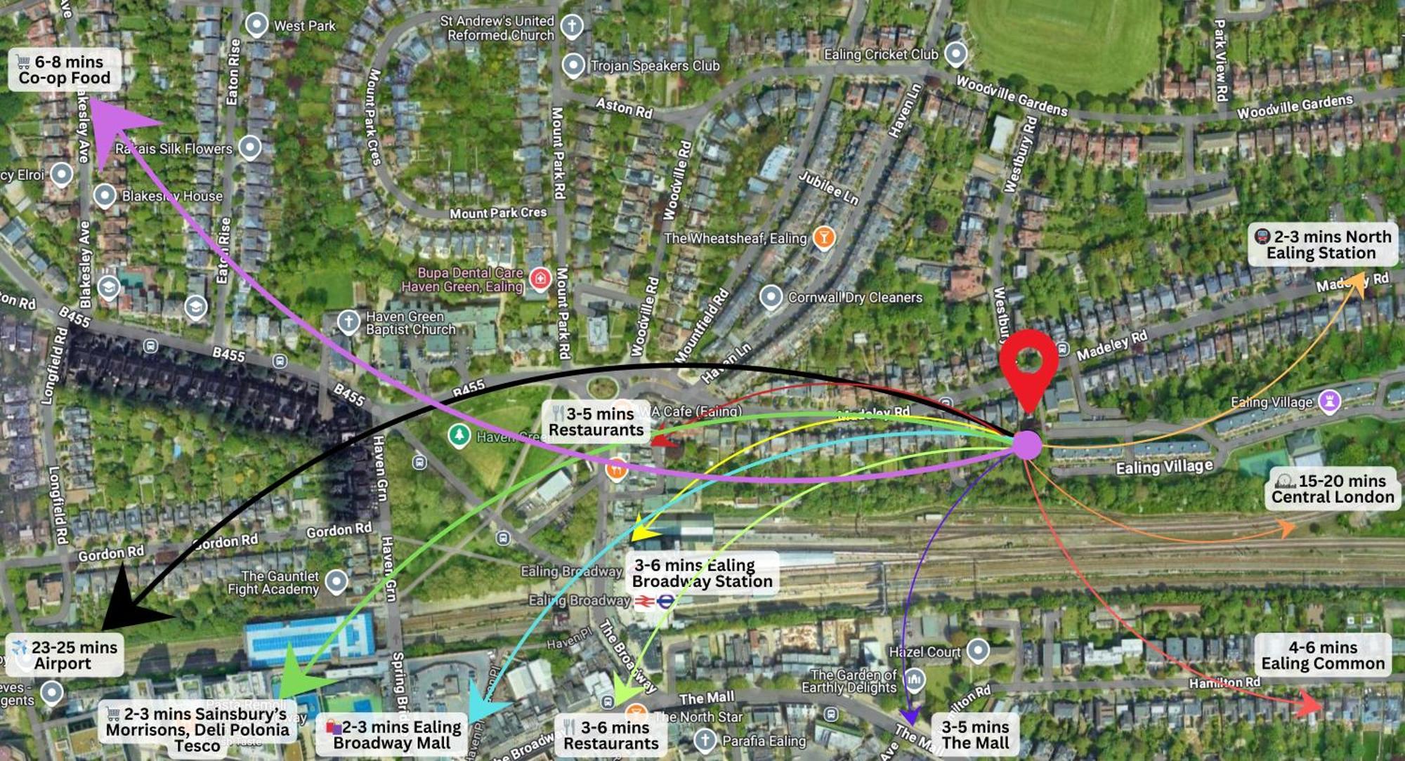 Ealing Broadway Great Stay 7-Minute Walk From The Underground Екстер'єр фото